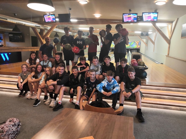 konec školního roku bowling 8.C